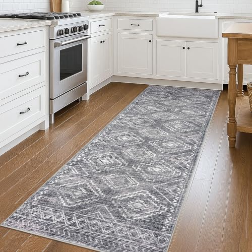 KILOCOCO Washable Runner Rug 3x8 ft Non-Slip Hallway Runners - Image 3