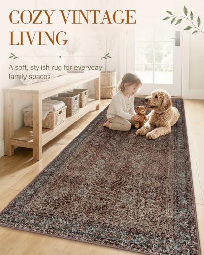 OLANLY 3x5 Washable Accent Rug, Soft Non Slip Carpet - Image 3