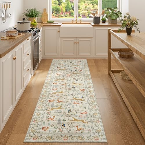 DUKINO 2x7 Runner Rug for Hallway, Washable Kitchen Rugs Non Slip - Image 5