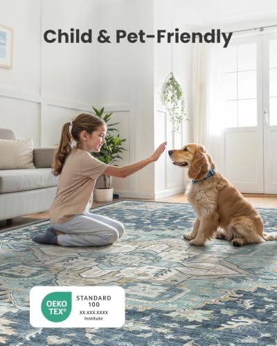 Amada 2'6"x10' Washable Runner Rug - Image 4