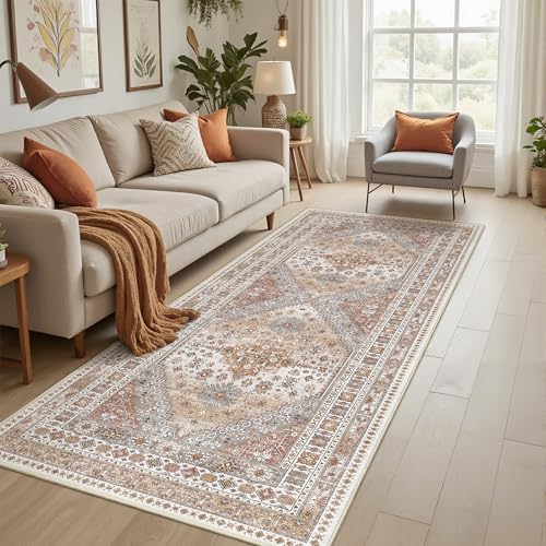 3x8 Runner Rug Non Slip Washable Rugs by Restydon