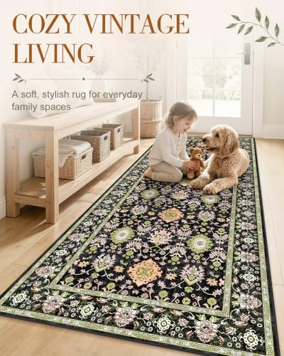 OLANLY 3x5 Washable Accent Rug, Soft Non Slip Carpet - Image 3