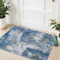 Washable 2x3 Entryway Area Rug: Modern Soft Ultra Thin Door Mat by RUUGME