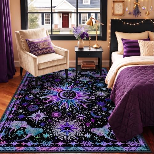 Vacuum-Friendly, 5x7 Washable Area Rug - Image 2