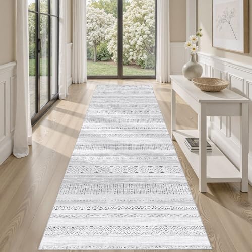 cotiled Hallway 2.6x8 Runner Rugs Washable Boho Moroccan Soft Rug by COTILED