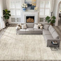 LOONGRUG 12x15 Area Rug Large Neutral Modern Rug by LOONGRUG