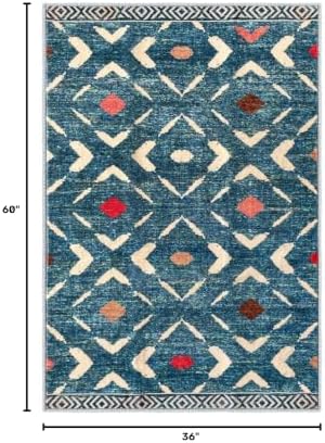 KILOCOCO Area Rug 3'x5' Rug for Entryway Washable Rugs - Image 2