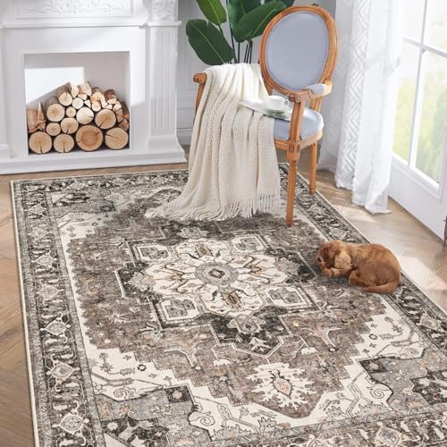 Washable Living Room Area Rug by RUUGME