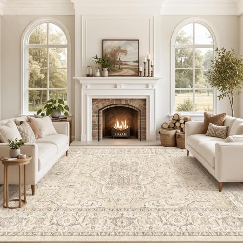 9x12 Washable Area Rugs for Living Room by Xilixili