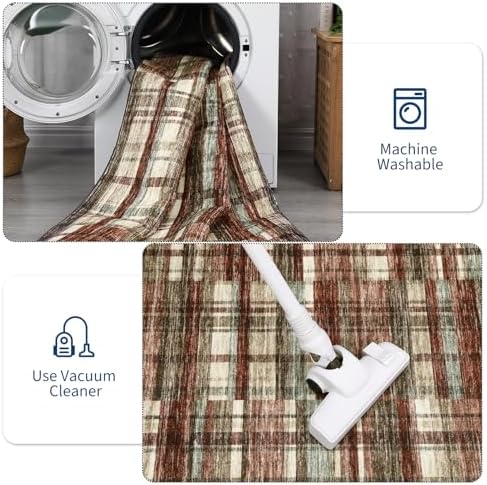Garvee Washable Rugs 9x12 Area Rug - Image 6