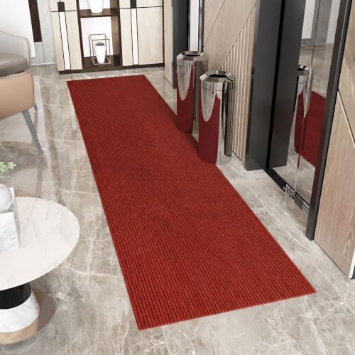 Ottomanson 2x17 Hallway Runner Rug – Non-Slip Indoor Outdoor Door Mat by Ottomanson