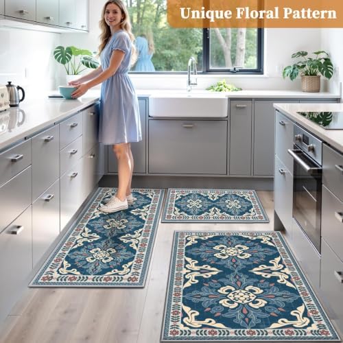 Kitchen Rugs Set of 3, Non Slip Washable Floor Mats - Image 6