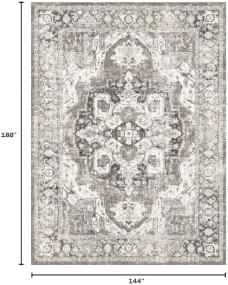 12x15 Area Rug for Living Room: Large Washable Boho Area Rugs for Bedroom - Image 2