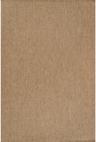 CAMILSON Easy Jute Rug 8x10, Indoor Outdoor Natural Color Farmhouse Area Rugs - Image 3