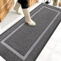 OLANLY Front Door Mat Outside 59x20, All-Season Heavy-Duty Rubber Doormat by OLANLY