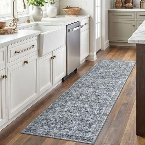 SIILOOM 2x6 Washable Runner Rug, Non Slip Soft Area Rug - Image 2