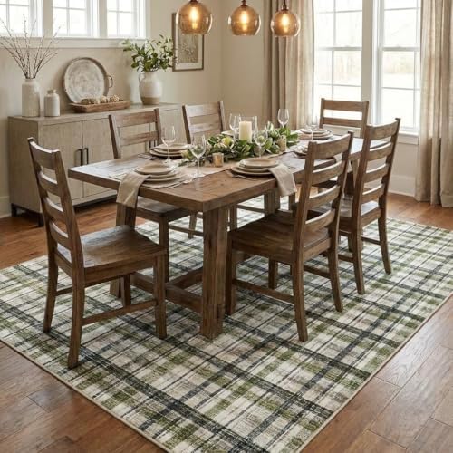 Garvee Plaid Large 10 x 13 Area Rug - Image 4
