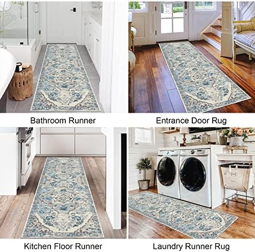 HEBE Hallway Runner Rug 2'x6', Washable Non Slip Kitchen Rug Runner - Image 6