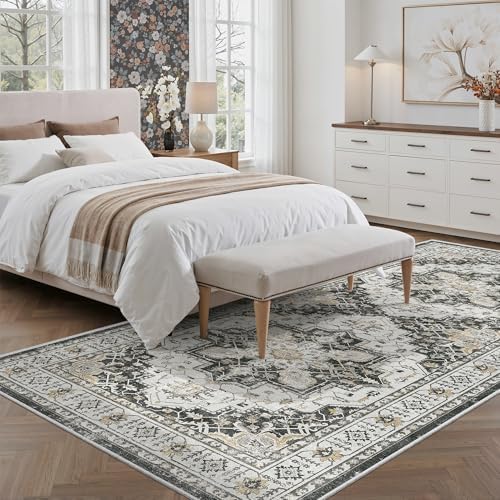 Madane 4x8 Wide Hallway Runner Rug Washable - Image 4