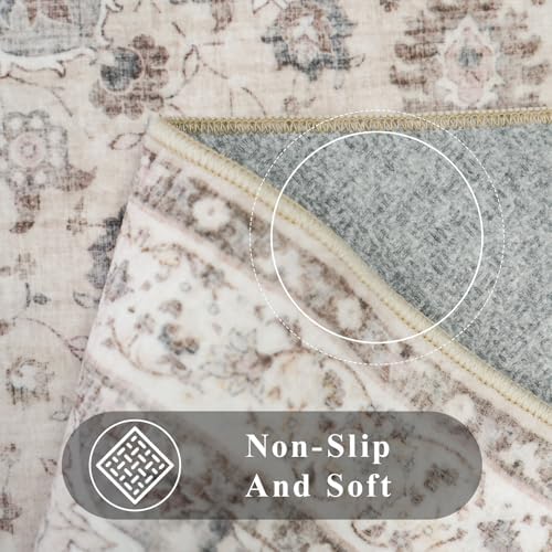 Washable Large 12x14 Area Rug: Farmhouse Rugs - Image 6