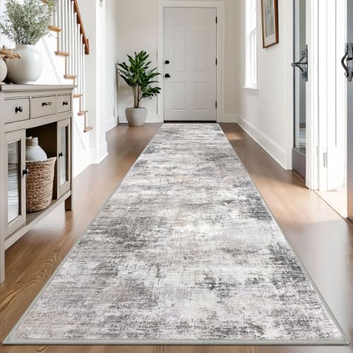 IOHOUZE Abstract Runner Rug 3x14 Ft Washable Runners by iOhouze
