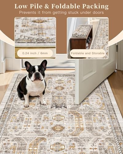Madane Hallway Runner Rug 3x14 Washable Kitchen Runners Long - Image 6