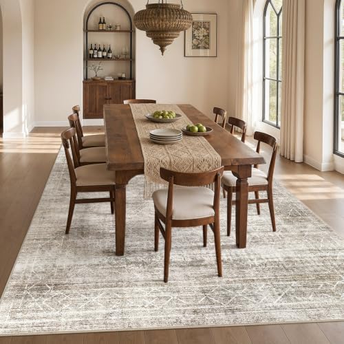 cotiled Boho 10x12 Area Rugs for Living Room: Large Moroccan Washable Rug - Image 6