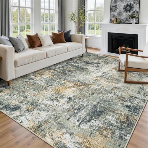 Aelenmu 10x14 Area Rugs for Living Room Washable Dining Room Multi Color - Image 3
