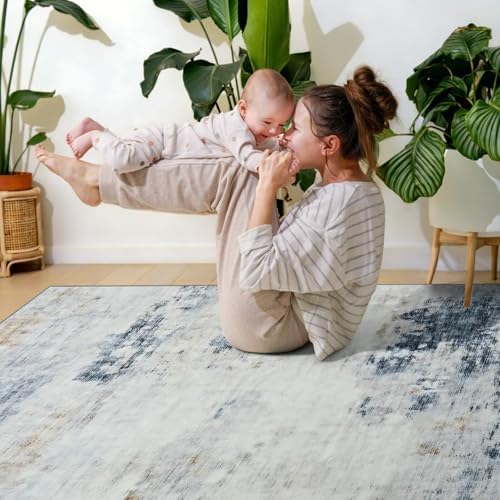 Toneed Washable 8x10 Area Rug - Image 5