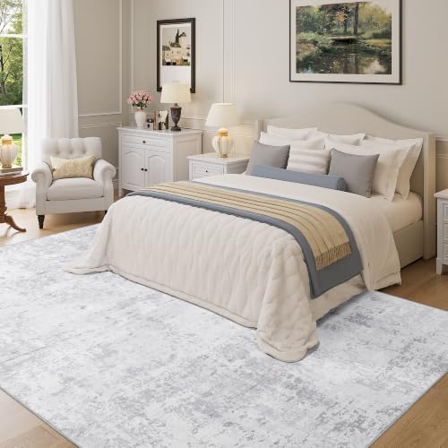 DUKINO 6x9 Area Rugs, Washable Modern Abstract Rug - Image 3