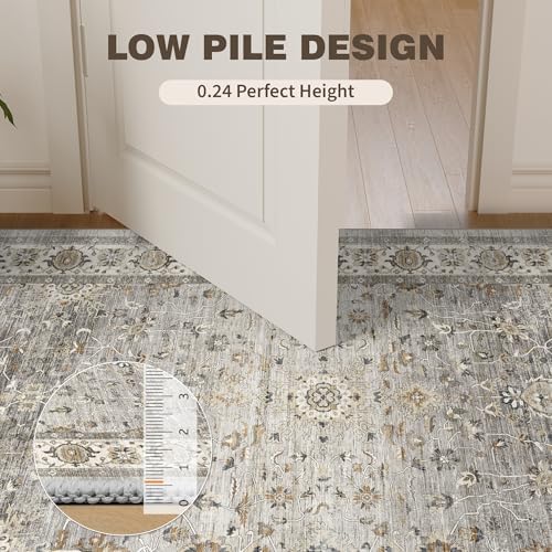 Washable 6x9 Area Rugs, Non Slip Rug - Image 6