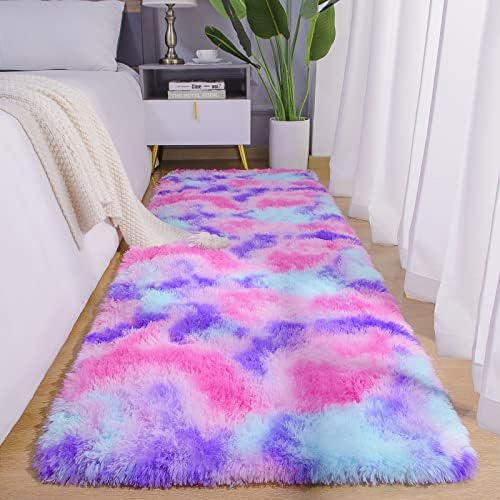 AROGAN Soft Rainbow Bedside Rugs by AROGANAREARUG