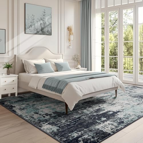 RELEANY Washable 5'x8' Abstract Area Rug - Image 3