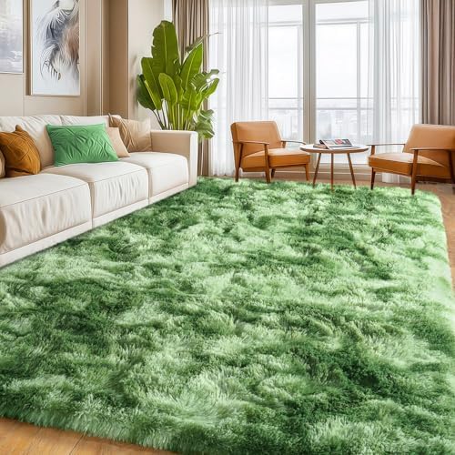 8x10ft Shaggy Area Rug Non-Slip Indoor Carpet Fuzzy Rugs - Image 3
