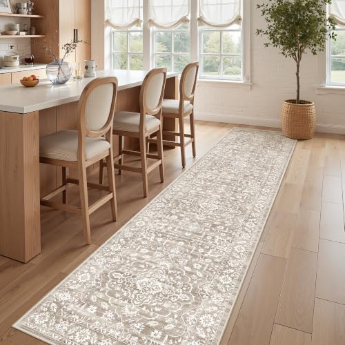 Soalmost Runner Rug Non-Slip for Hallway 2.5x10, Washable Soft Kitchen Rug - Image 3