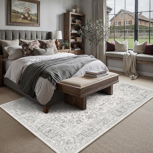 PureCozy Black 8x10 Washable Area Rug - Image 3