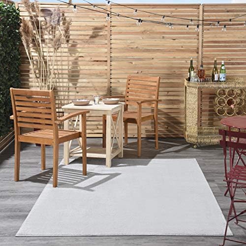 Nourison Home Nourison Essentials Silver Grey 4' x 6' Area Rug - Image 4