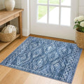 KILOCOCO Entryway Rug 2x3 Washable Rug Door Mat Indoor, Stonewashed Blue by Kilococo