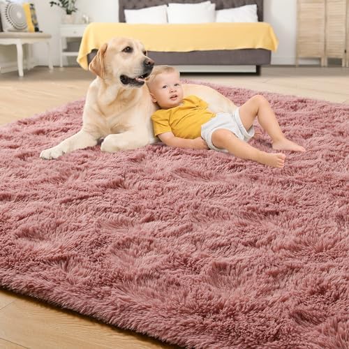 Tepook 5x8 Blush Pink Area Rugs - Image 4