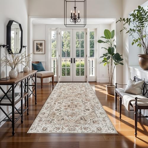 Washable Hallway Runner Rug 4x8: Non Slip Runner Rugs - Image 2