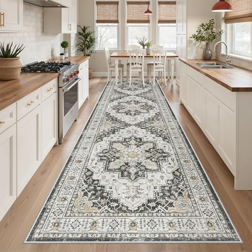 Madane Hallway Runner Rug 3x12 Washable Kitchen Runners 12ft - Image 4