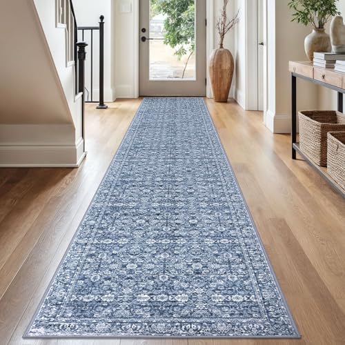 SIILOOM 2.6x16 Washable Runner Rug, Non Slip Area Rug by SiiloomRug