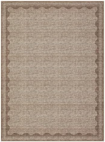 GarveeHome Scalloped Washable 8x10 Rug - Image 5