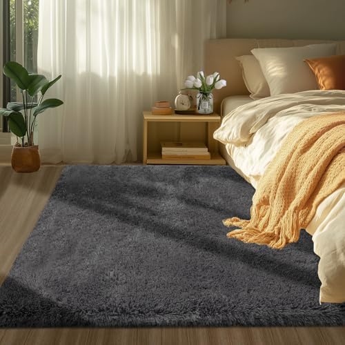 Fluffy 4x6 Area Rugs for Bedroom: Ultra Soft Fluffy Carpet - Image 2