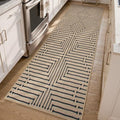 Lahome Easy Jute Washable Runner Rug, 2x8 Farmhouse Kitchen Runner Rug by Lahome