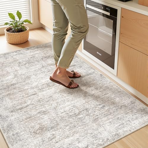 3x4 Rugs for Entryway, Washable Area Rug by Restydon