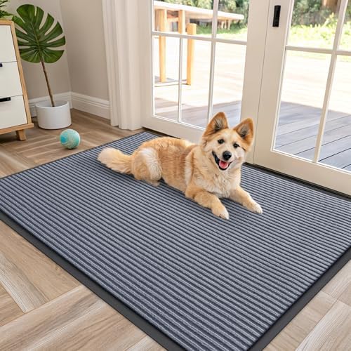 OLANLY Front Door Mat 47x30, Waterproof Heavy-Duty Indoor Outdoor Doormat by OLANLY