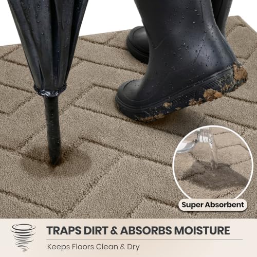 PURRUGS Dirt Trapping Door Mat Indoor Entrance - Image 2