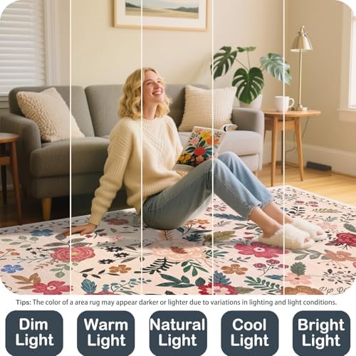 Washable 2' x 6' Runners for Hallways Soft Carpet - Image 5