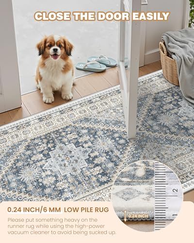 Hallway Runner Rug 2x12 Extra Long Washable Runner - Image 6